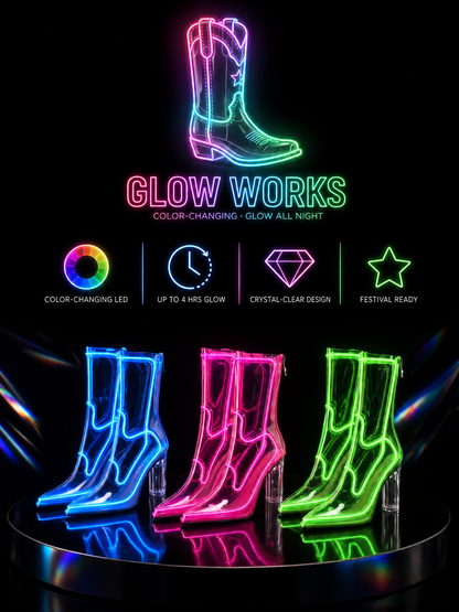 Cowboy LED Boots