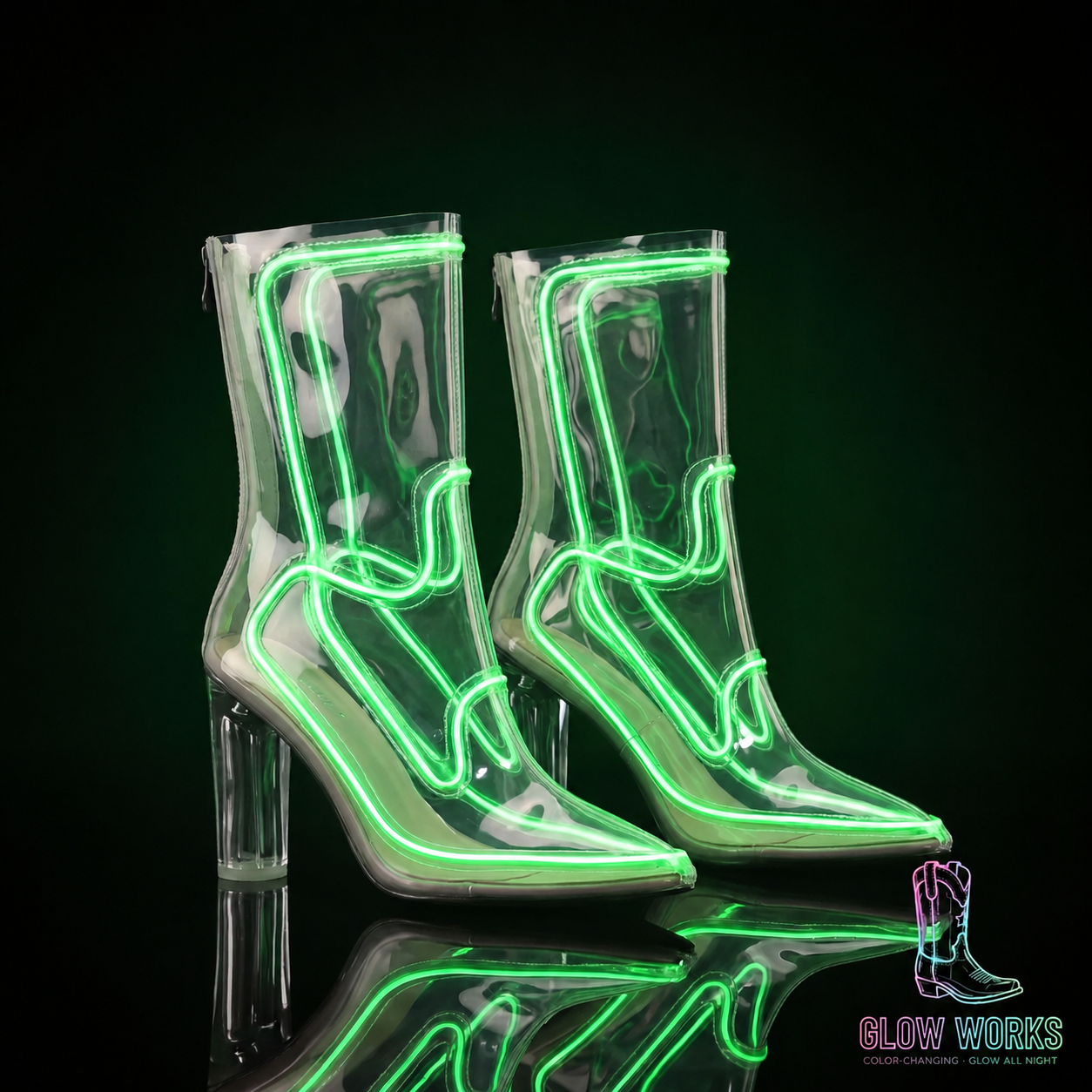 Cowboy LED Boots