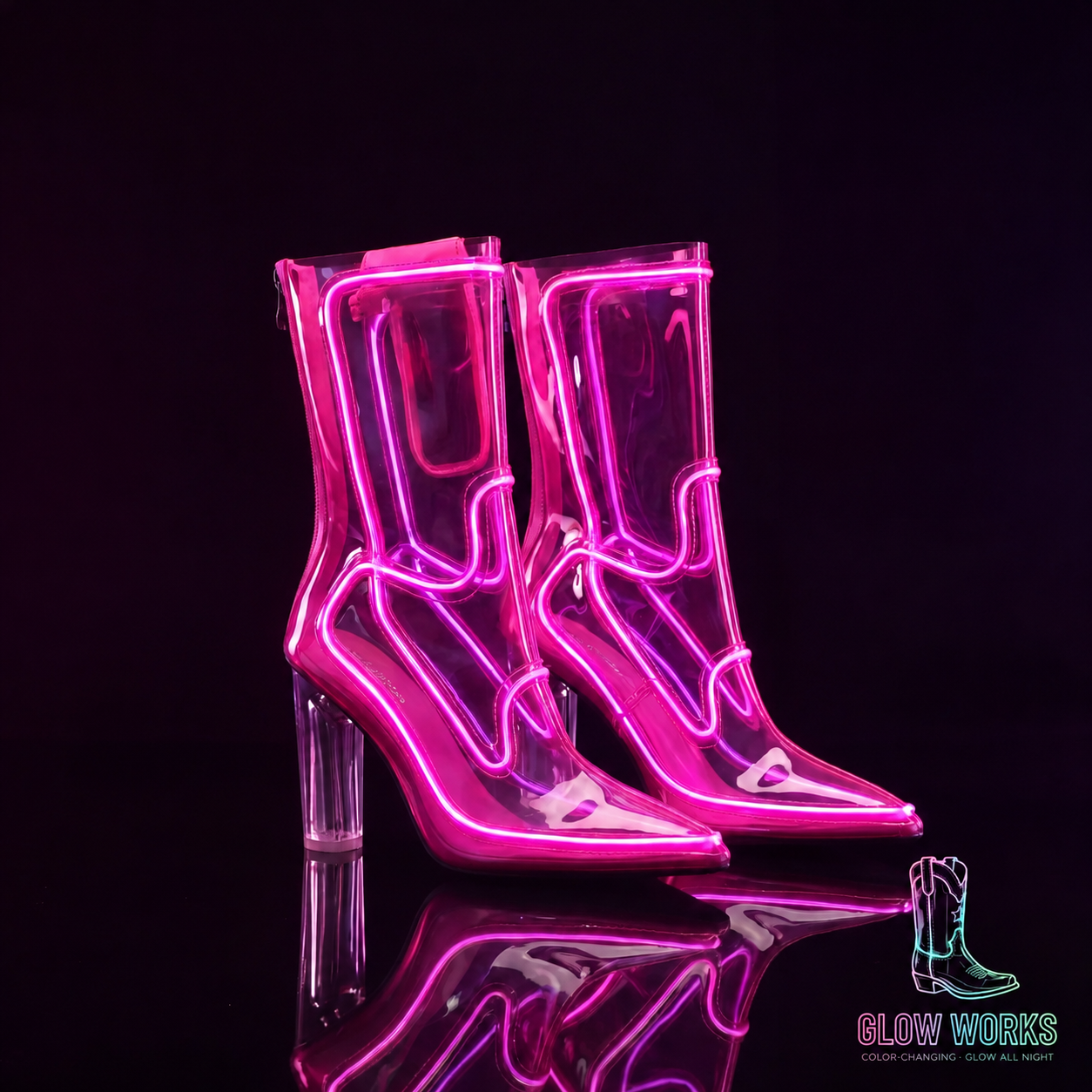 Cowboy LED Boots