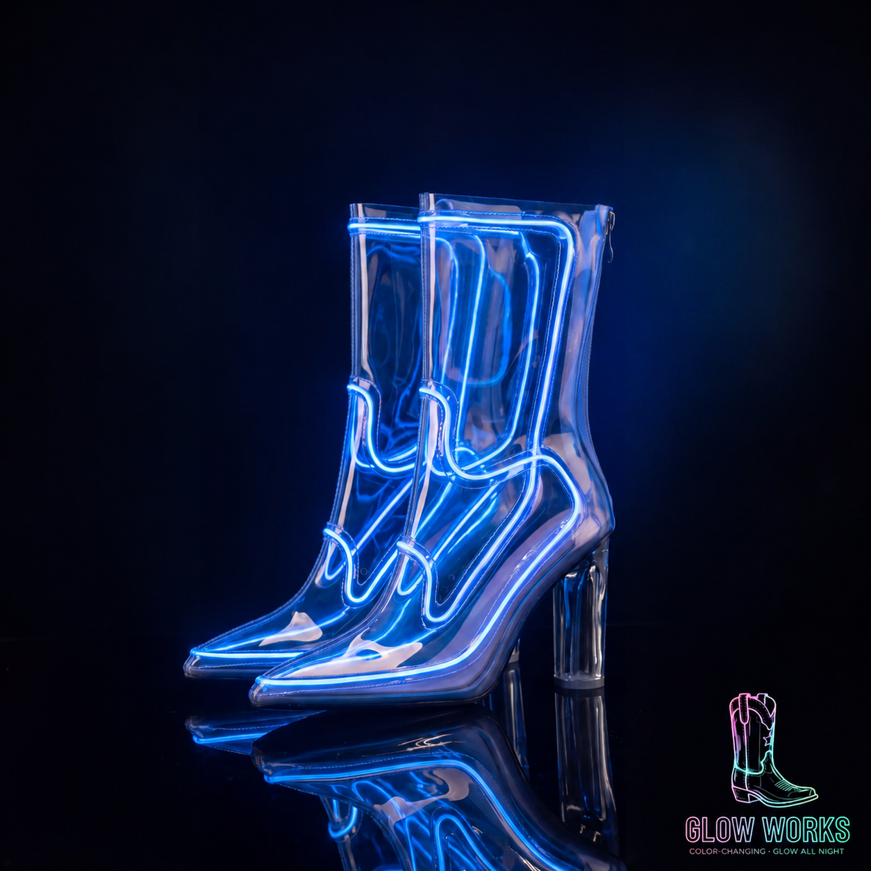 Cowboy LED Boots